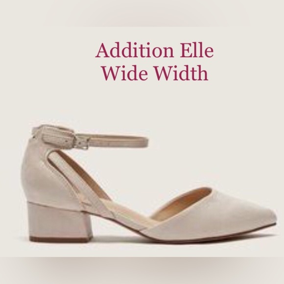 8 Wide Width Neutral Ninna Shoe from Addition-Elle. Nude colour. BNIB - Picture 1 of 13